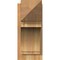Ekena Millwork Imperial Rough Sawn Arts and Crafts Outlooker, Western Red Cedar, 8"W x 18"D x 18"H OUT08X18X18IMP03RWR - alternate 3